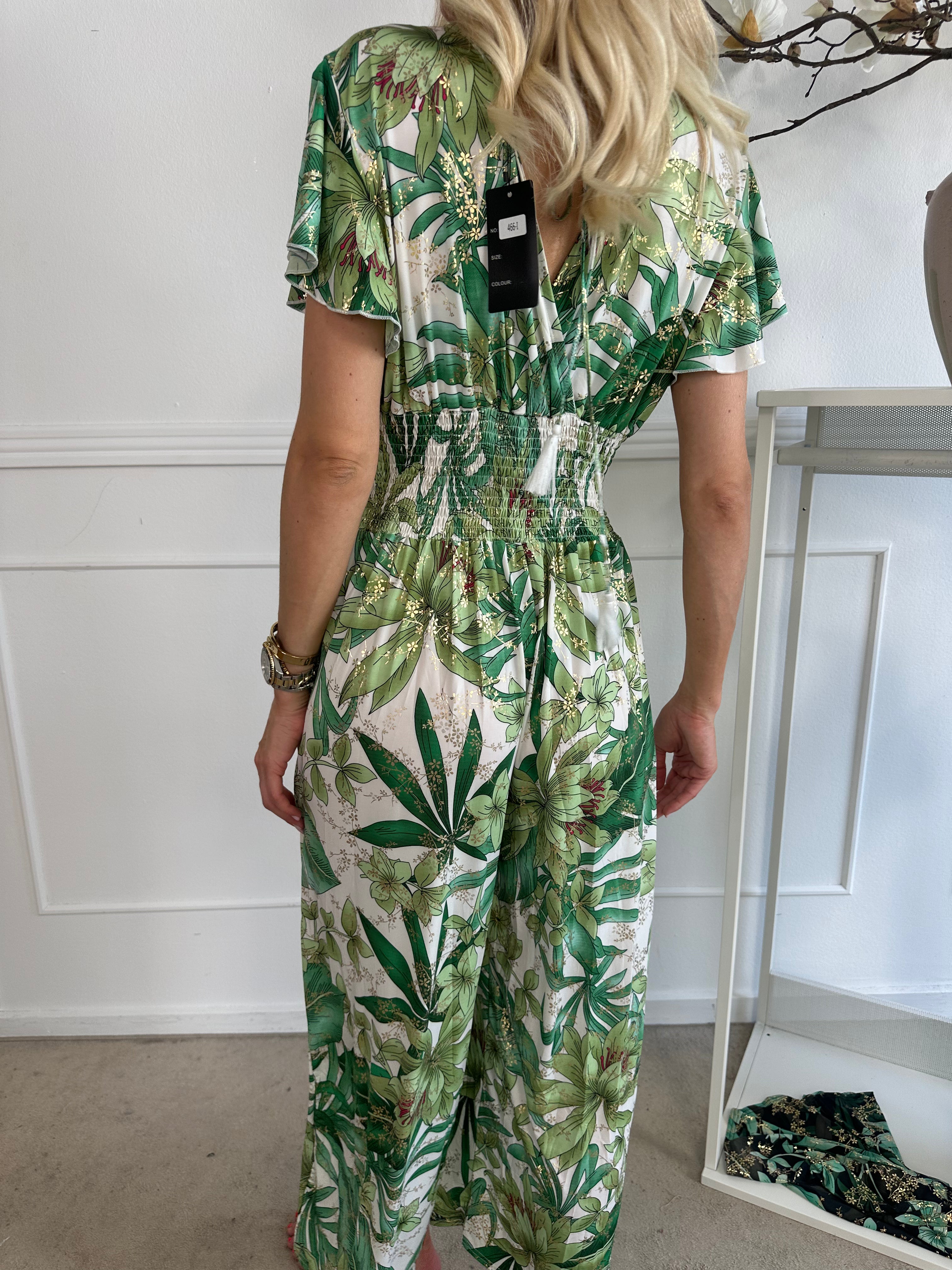 Pams Jumpsuit O/B - Elastisk krølfri buksedragt